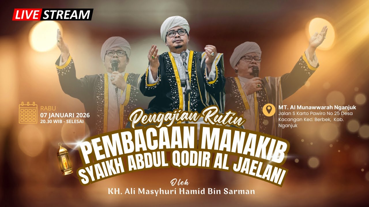 [Live] Pembacaan Manakib Syeikh Abdul Qadir Al-Jaelani (07/01/2026)