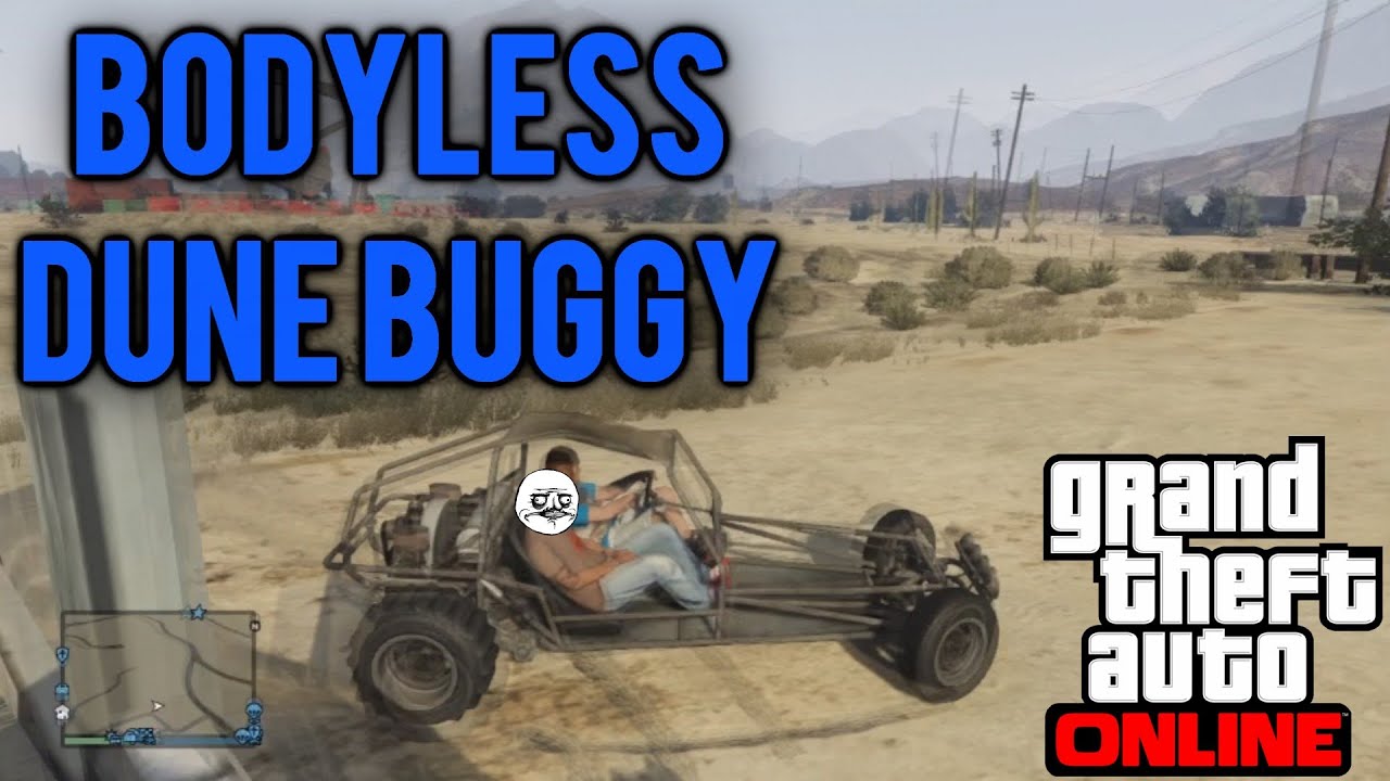 GTA 5 Online- Rare Dune Buggy W/O Body Panels Location! (Secret Vehicle Location)