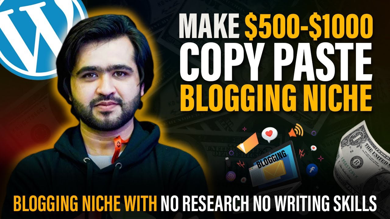 Unique Blogging Niche | No Research, No Keyword, No Writing Required | Quotes Blogging