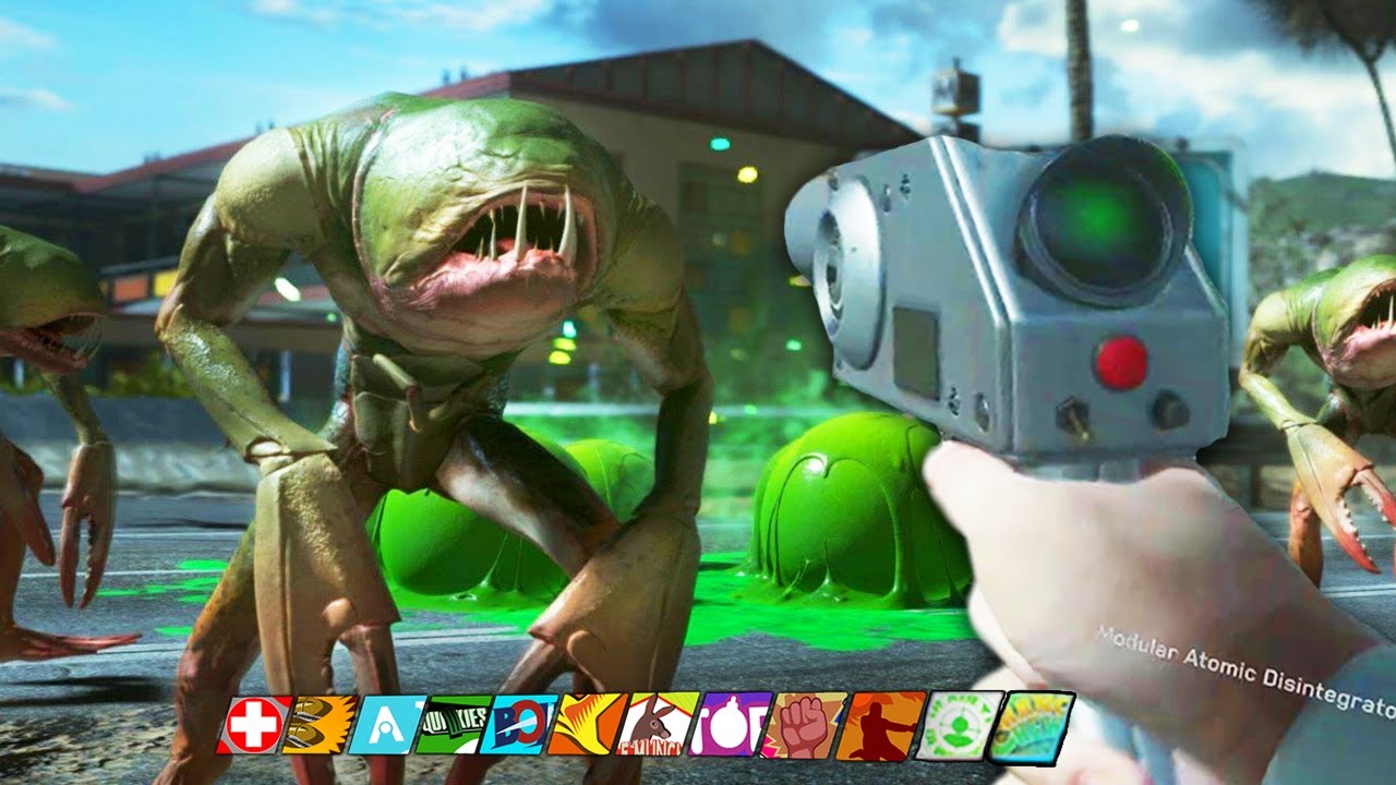 ATTACK OF THE RADIOACTIVE THING - MAIN EASTER EGG HUNT GAMEPLAY (IW Zombies DLC 3)