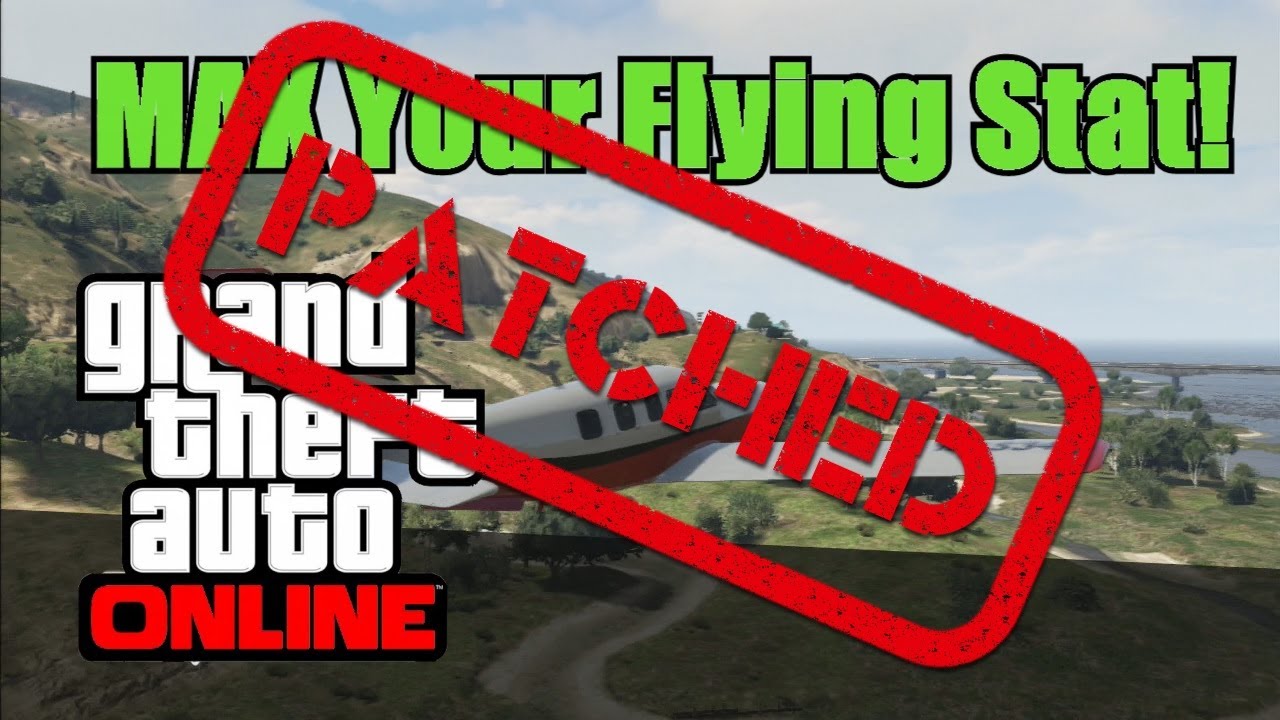 GTA V Online - **PATCHED** Max Your FLYING Skill Stat 100% after Patch 1.12 (GTA 5)
