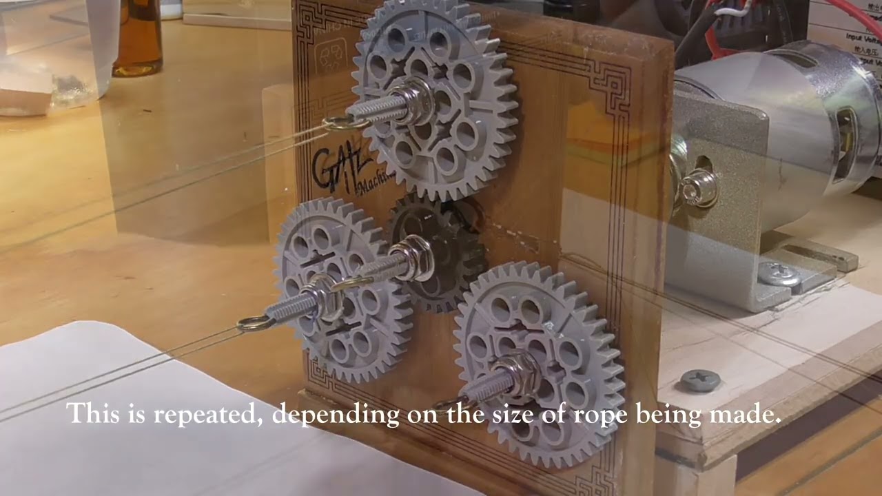 Rope Making For Model Ships