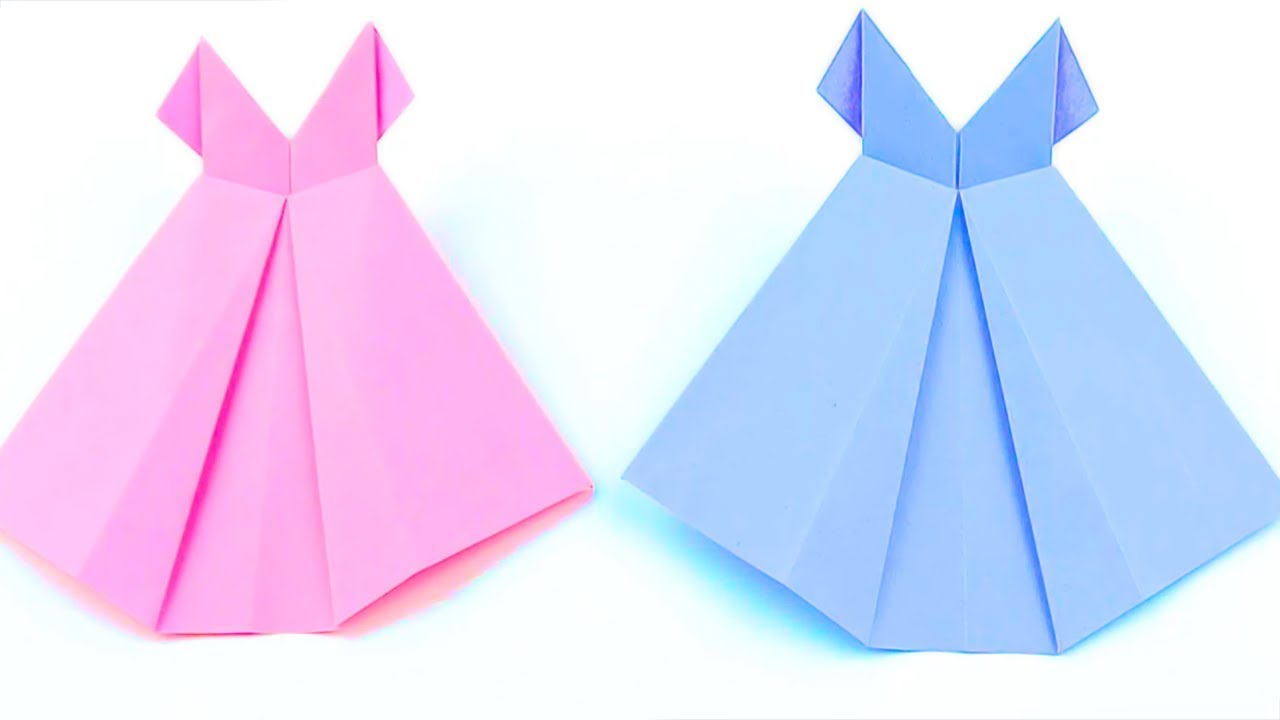 How To Make Paper Wedding Dress | Origami Wedding Dress | Easy Origami Tutorial