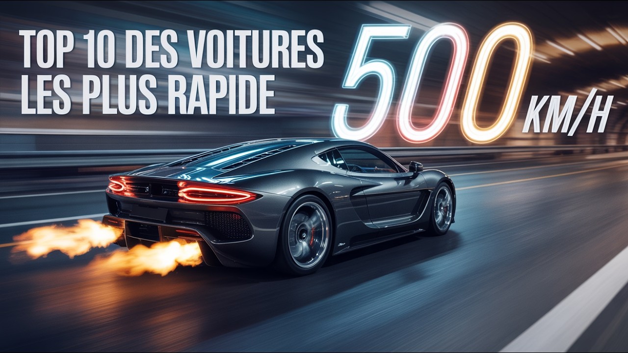🔥 TOP 10 DES VOITURES LES PLUS RAPIDES AU MONDE (ÉDITION 2026) 🏎️💨