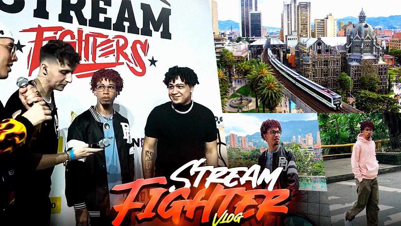 Me invitan al MEJOR EVENTO de COLOMBIA😱(Stream fighters) Casi Pierdo el Vuelo..!🤬
