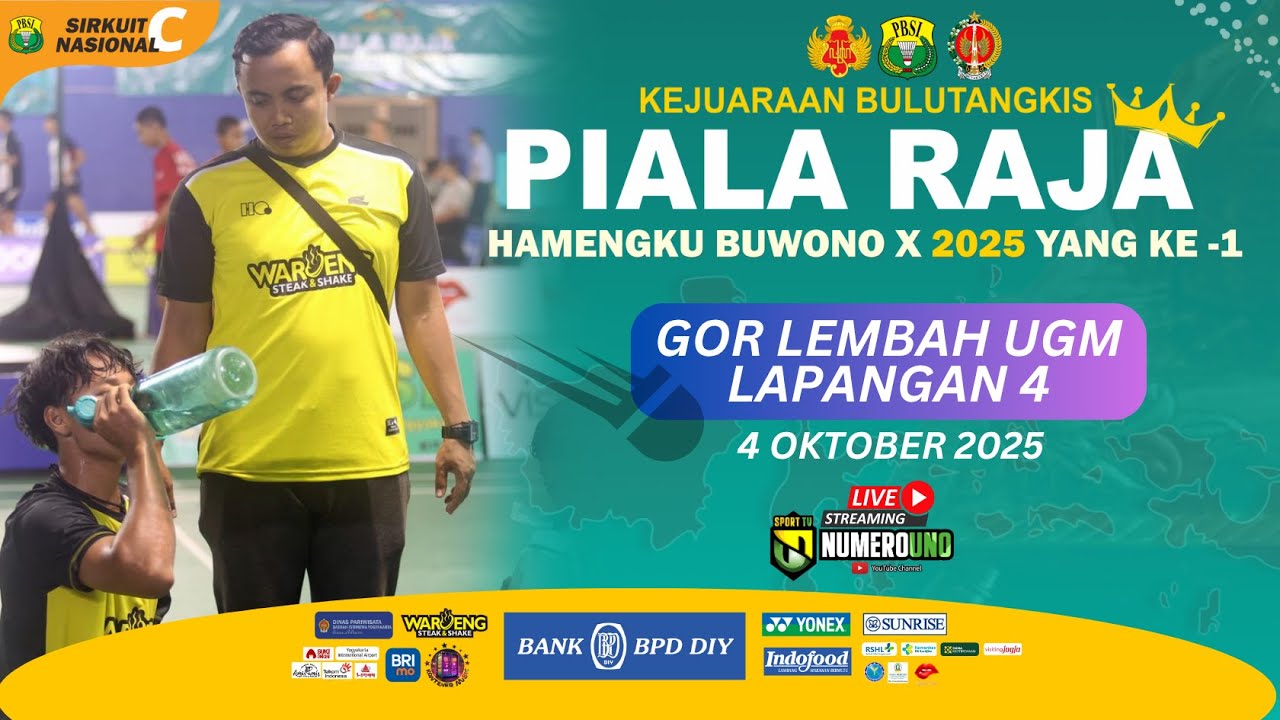 DAY 6 - COURT 4 | GOR LEMBAH UGM - PIALA RAJA 2025