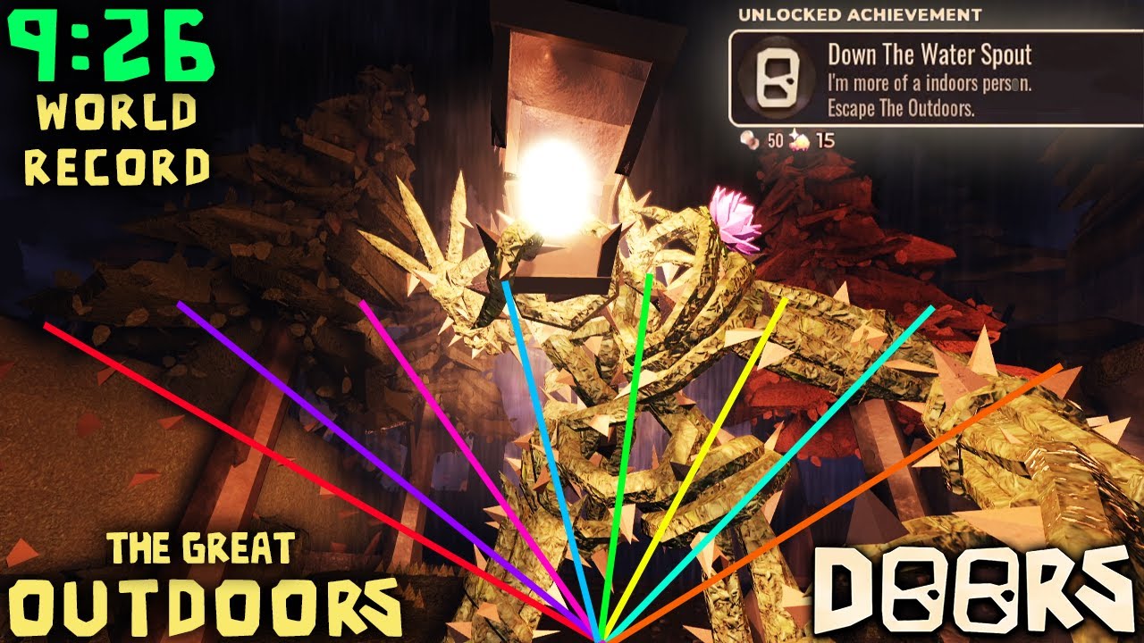 DOORS : The Outdoors - World Record Speedrun - 09:26 *No Cheats* [ROBLOX]