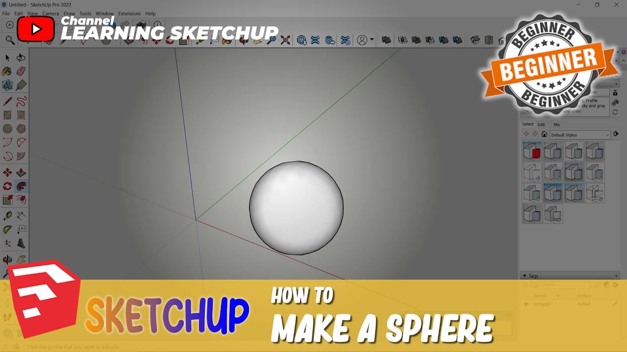 Sketchup How To Make A Sphere