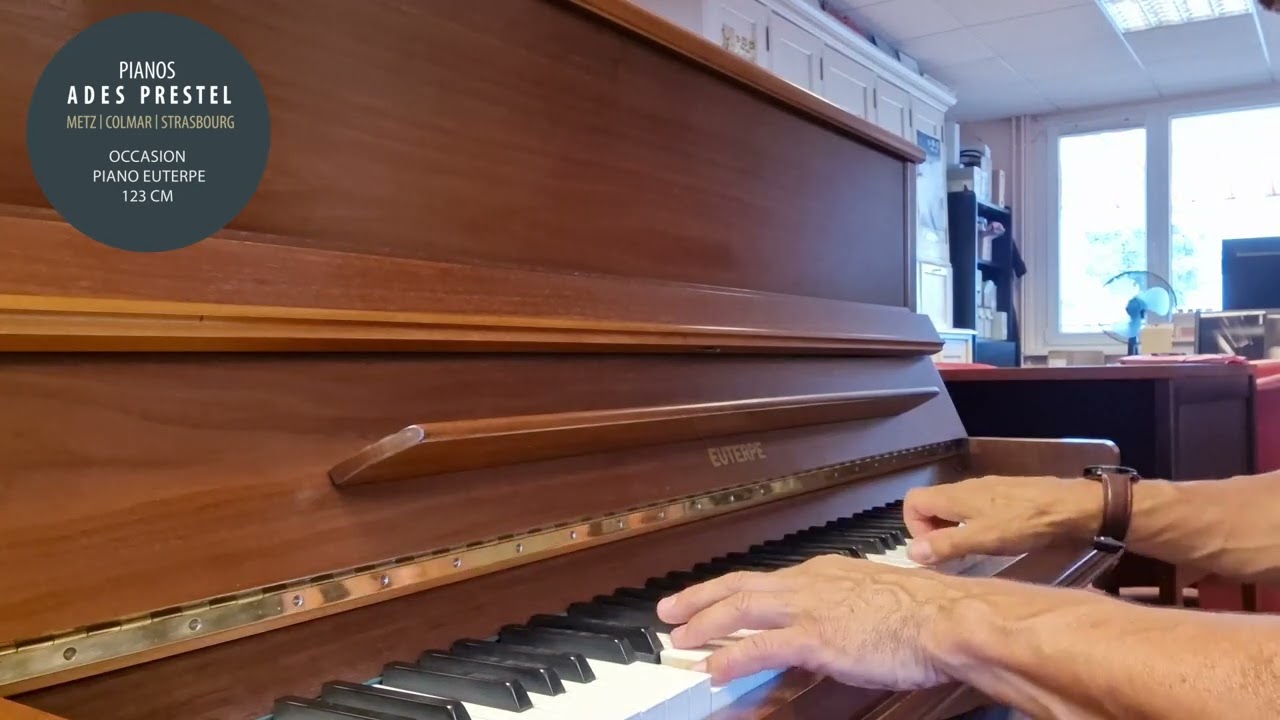 Piano droit Euterpe hauteur 123 cm   PIANOS ADES PRESTEL