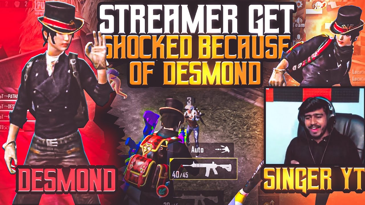 Streamer Get Shocked Because Of Desmond| PUBG LITE TDM | OnePlus,9R,9,8T,7T,,7,6T,8,N105G,N100,Nord
