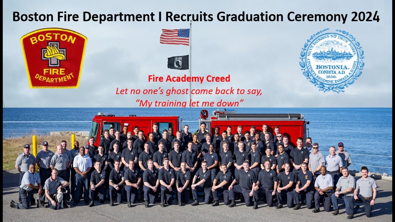 Boston Fire Department Recruits Graduation Ceremony 2024
