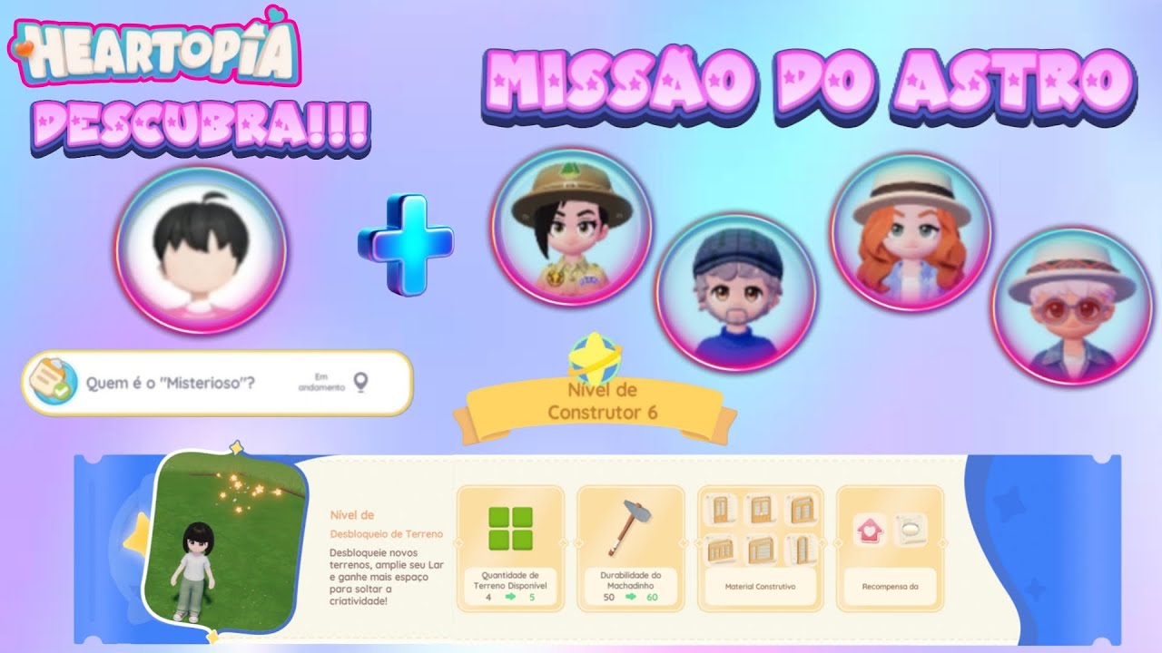 Confiram as Novas Missões | Heartopia PTBR