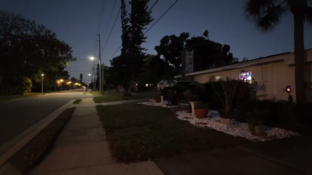 Florida Luxury Homes POV Walk in the Evening | High Value Real Estate Neighborhood Tour