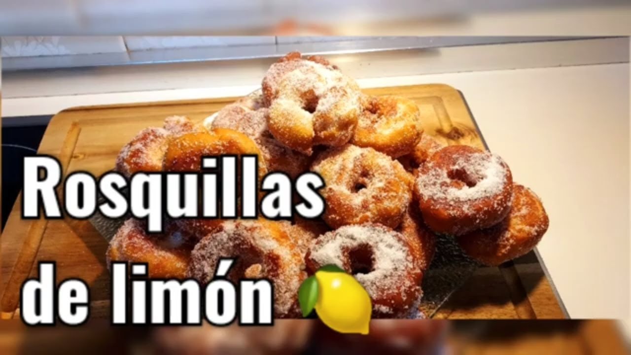 Deliciosas rosquillas de LIMÓN.
