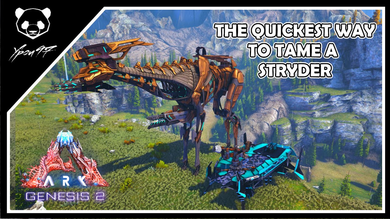 The Quickest Way To Tame A Stryder - Solo - Glitch / Exploit ? | ARK: Survival Evolved