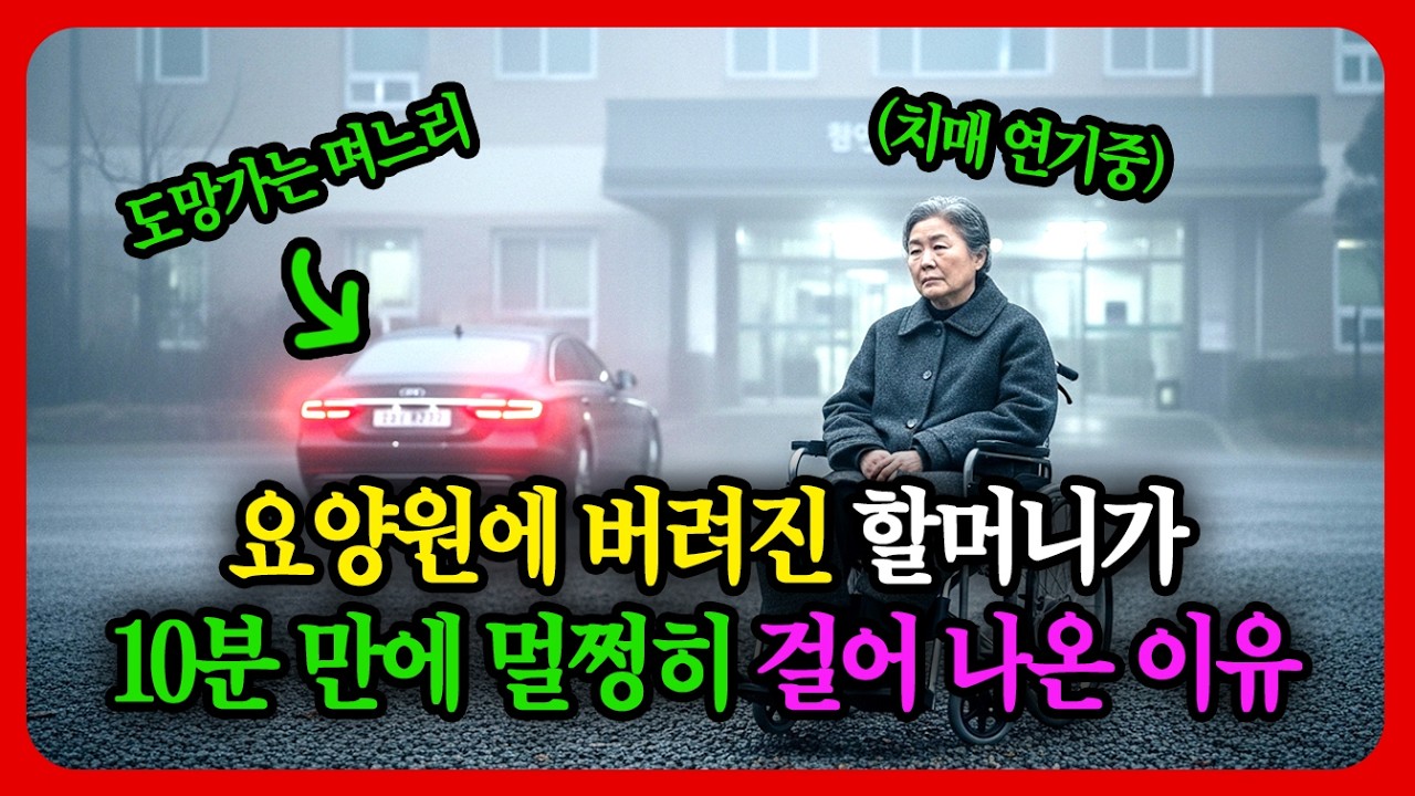 요양원에 버려진 할머니가 10분 만에 멀쩡히 걸어 나왔다!!