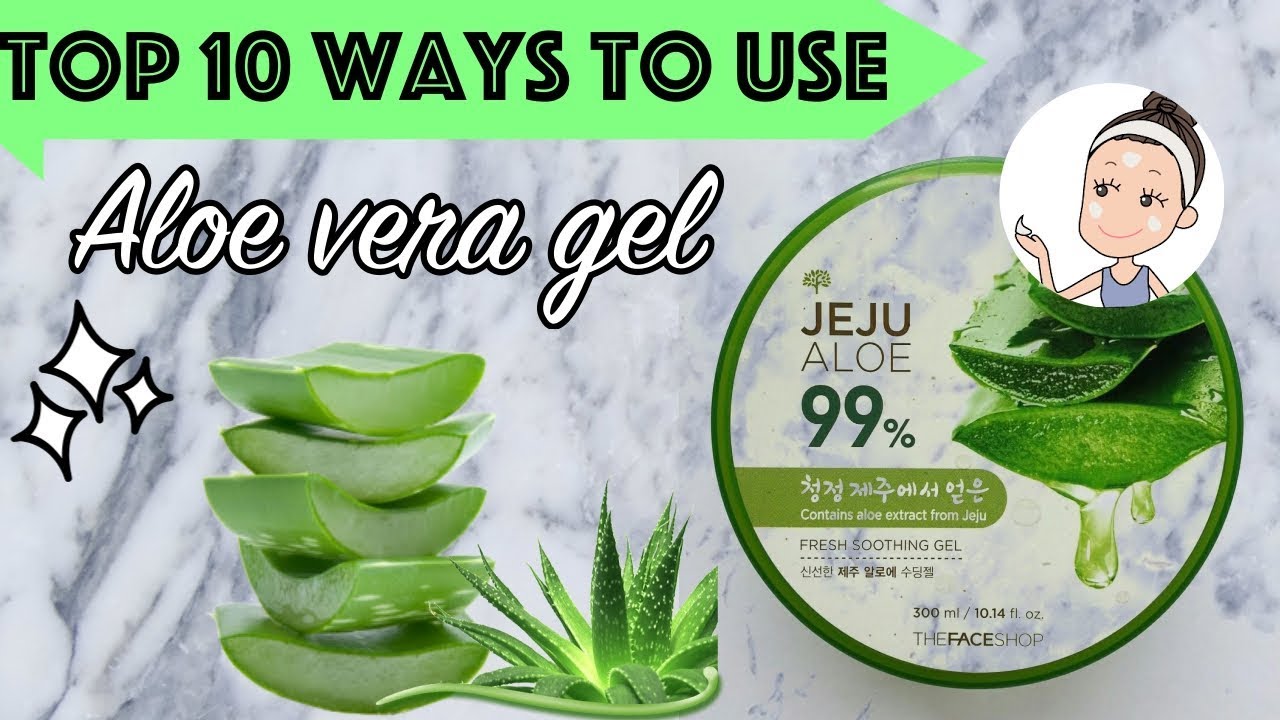 ALOE VERA GEL HACKS | MY TOP 1O USES | DIY