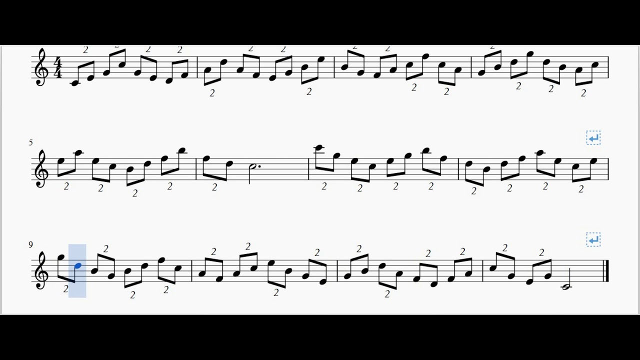Duplet Sequance For all Music all Instrument