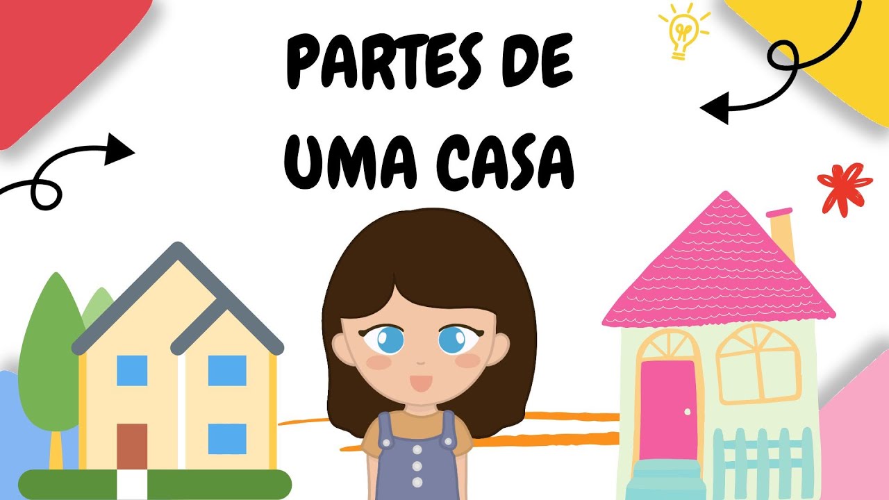 As partes de uma casa em português  - JOSEFINA VAI AO BRASIL