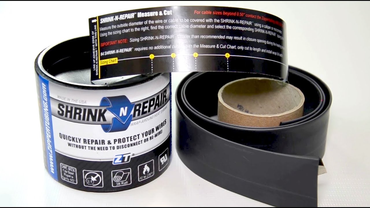 Shrink-N-Repair ® is a Wrap Around Heat Shrink.