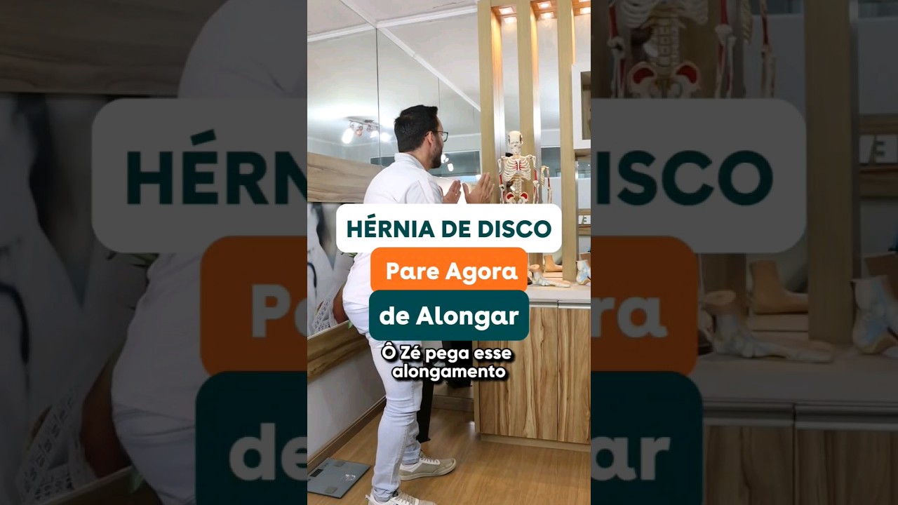 🛑 H&eacute;rnia de disco, ✋️ Pare de alongar #fisioprev #fisioterapia #coluna