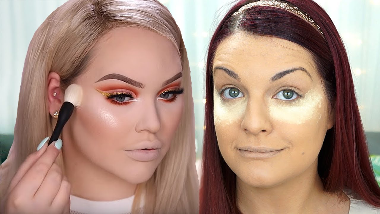 ОПИТАХ СЕ ДА СЕ ГРИМИРАМ КАТО NIKKIETUTORIALS | Bobismakeup
