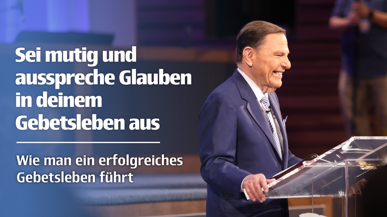 Sei mutig und ausspreche Glauben in deinem Gebetsleben aus