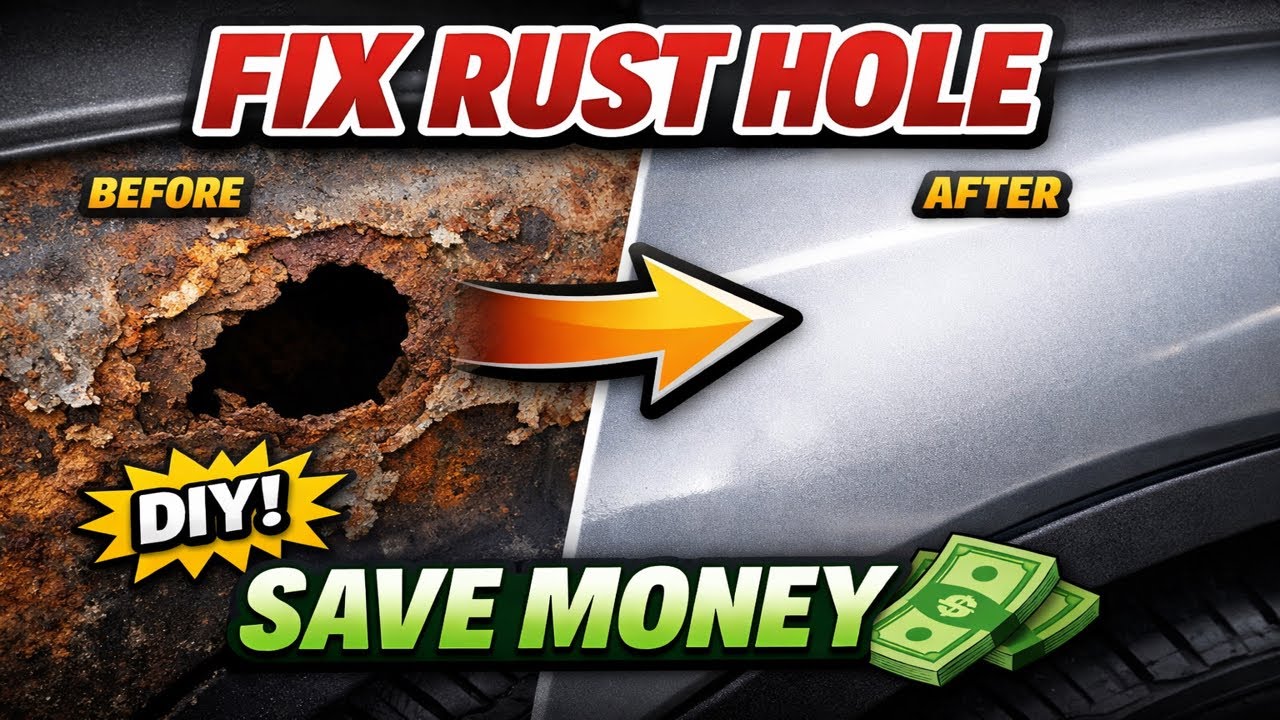 How to Fix Rust Hole in a Car ♾️ Easy DIY Repair & Save Money