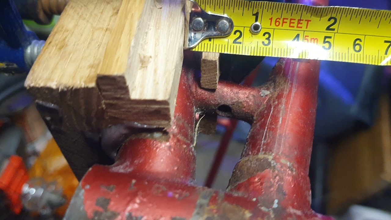How to dimple an old road bike frame to fit bigger tyres Part 3.