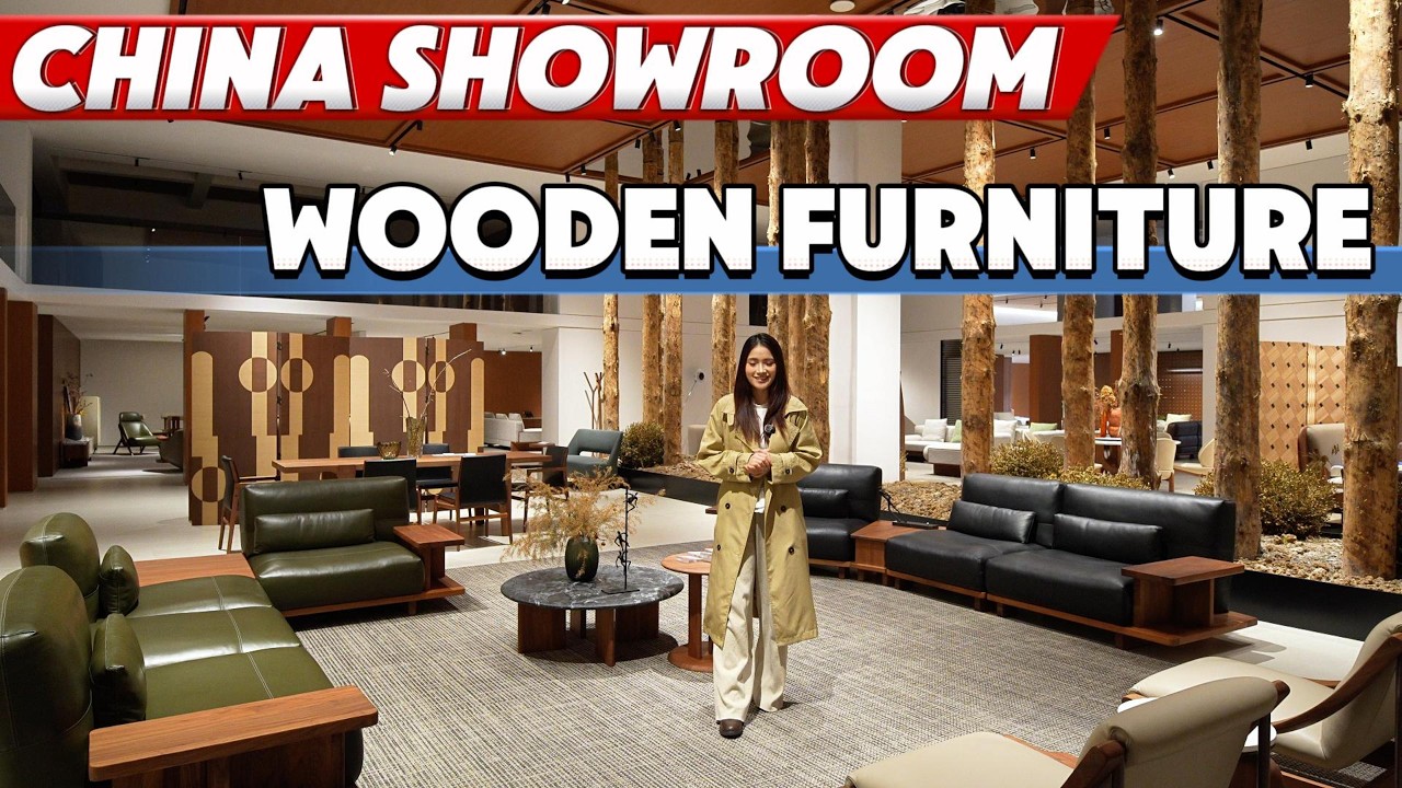 Top Luxury Wooden Furniture Designs  China Furniture Showroom Tour