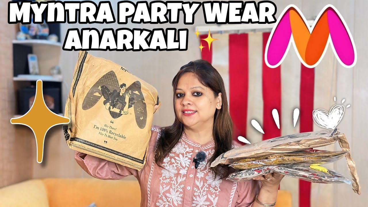 Myntra Party Wear Anarkali Kurta Set Review ✨ Honest Try-On | Worth It or Not? 😍 #fashion #review 