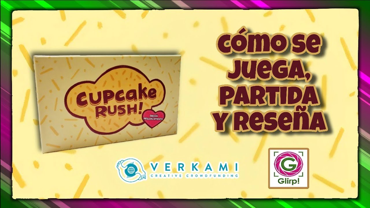 Cupcake Rush! 🧁Cómo se juega + partida a 2 + reseña 😋