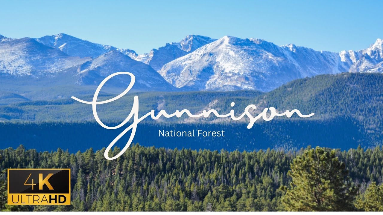 Gunnison National Forest Drone Video 4k