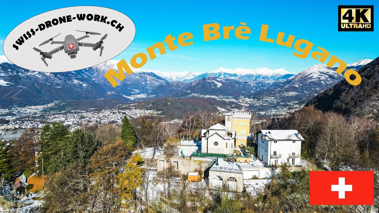 Panorama pur: Lugano und der Monte Brè im Drohnenflug erleben!