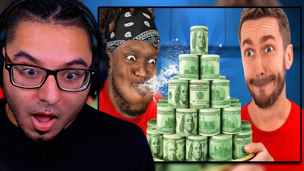 KSI - MAKE US LAUGH, WIN $1,000 (ft. Sidemen) | РЕАКЦИЯ