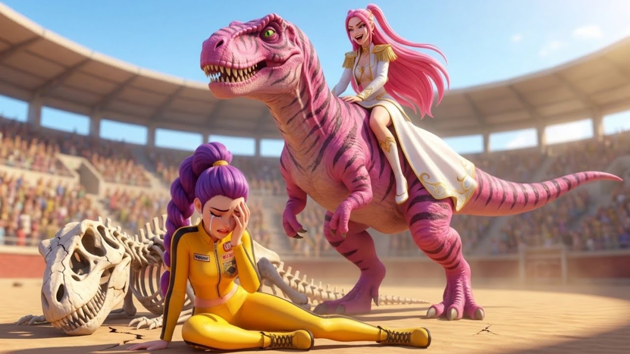 RUMI Joins the Dinosaur Battle - KPOP Demon Hunters