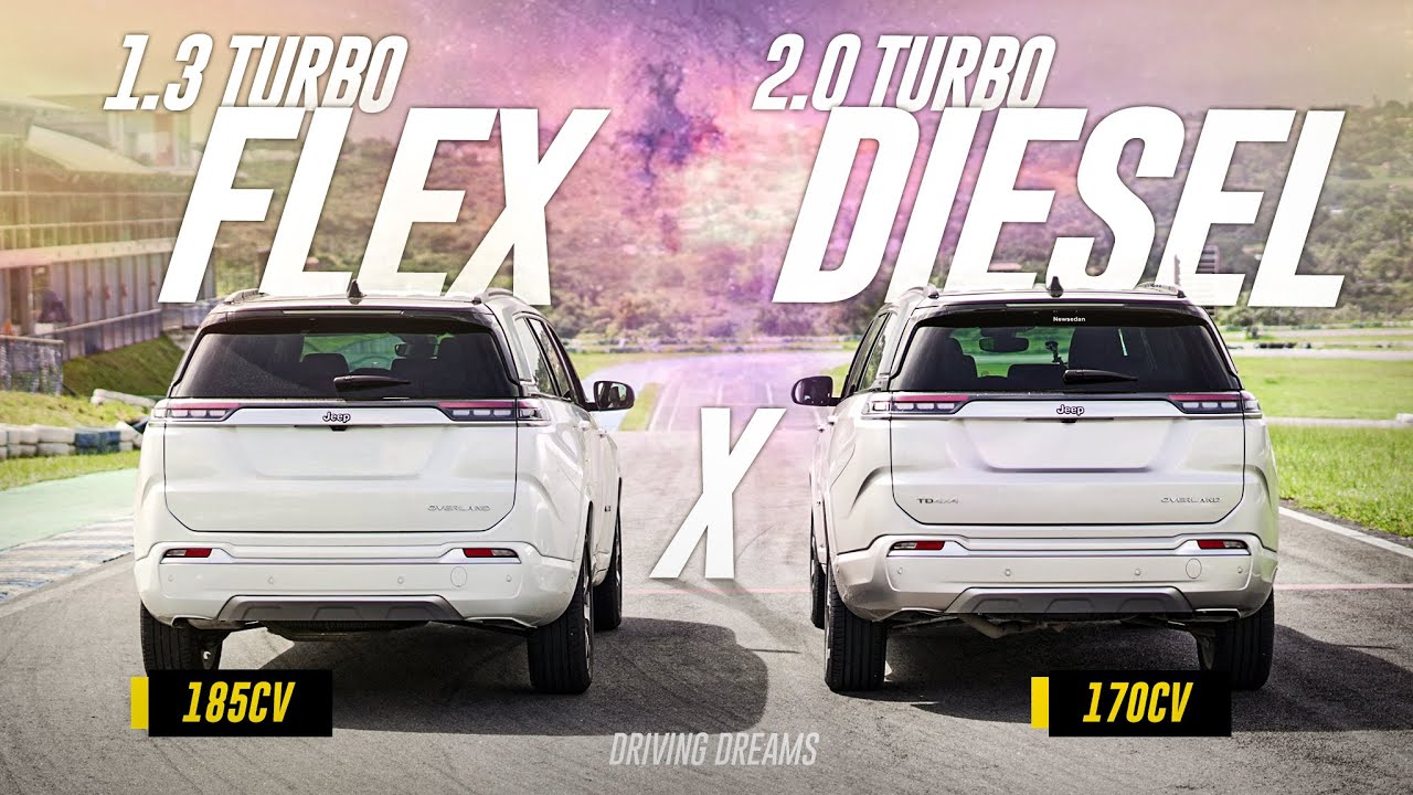Diesel Vs Flex Aceleramos o Jeep Commander 2022! Quem anda mais? T270 ou TD380? 252
