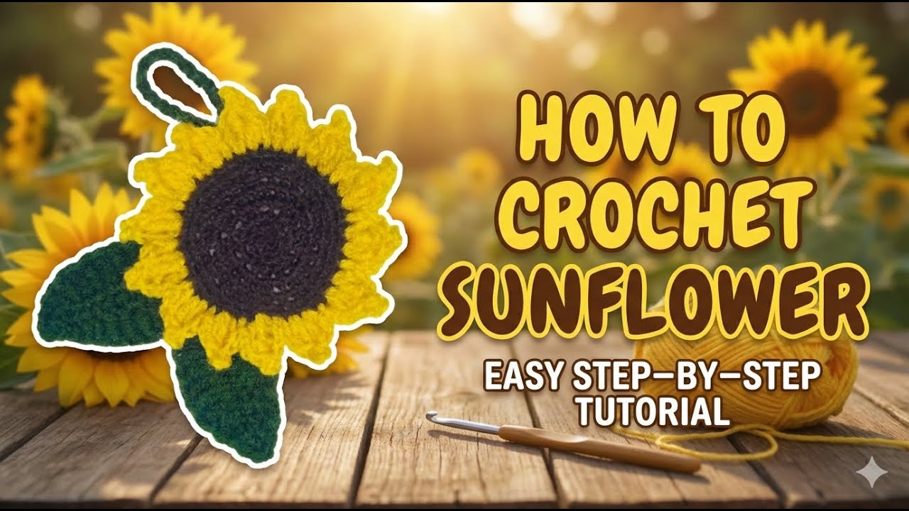 How to Crochet Sunflower