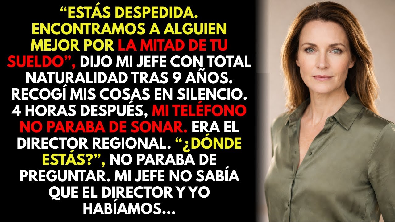 Mi jefe me despidió tras 9 años diciendo “encontramos a alguien mejor”… luego llamó su propio jefe