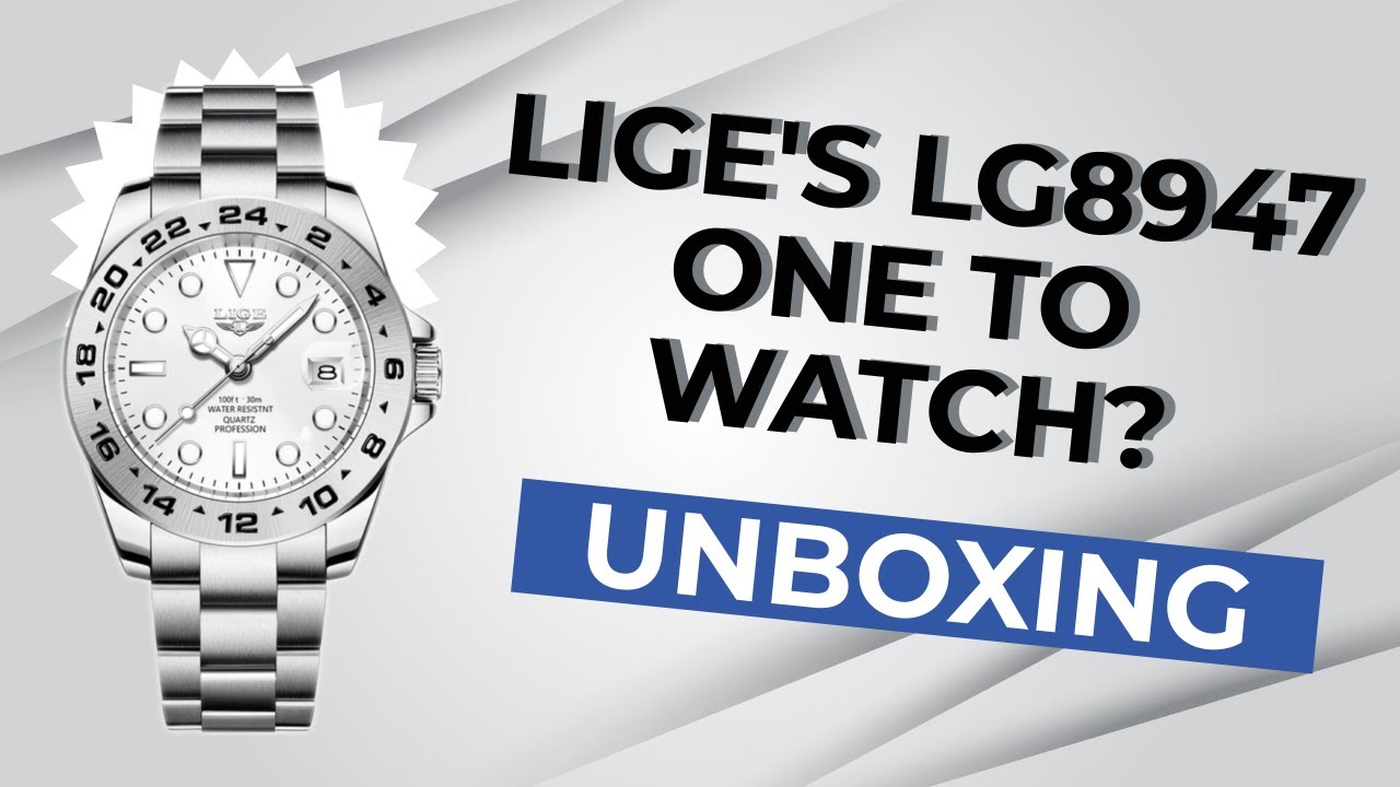 Lige LG8947 Quartz Watch | An explorer for the budget watch collector? | Unboxing