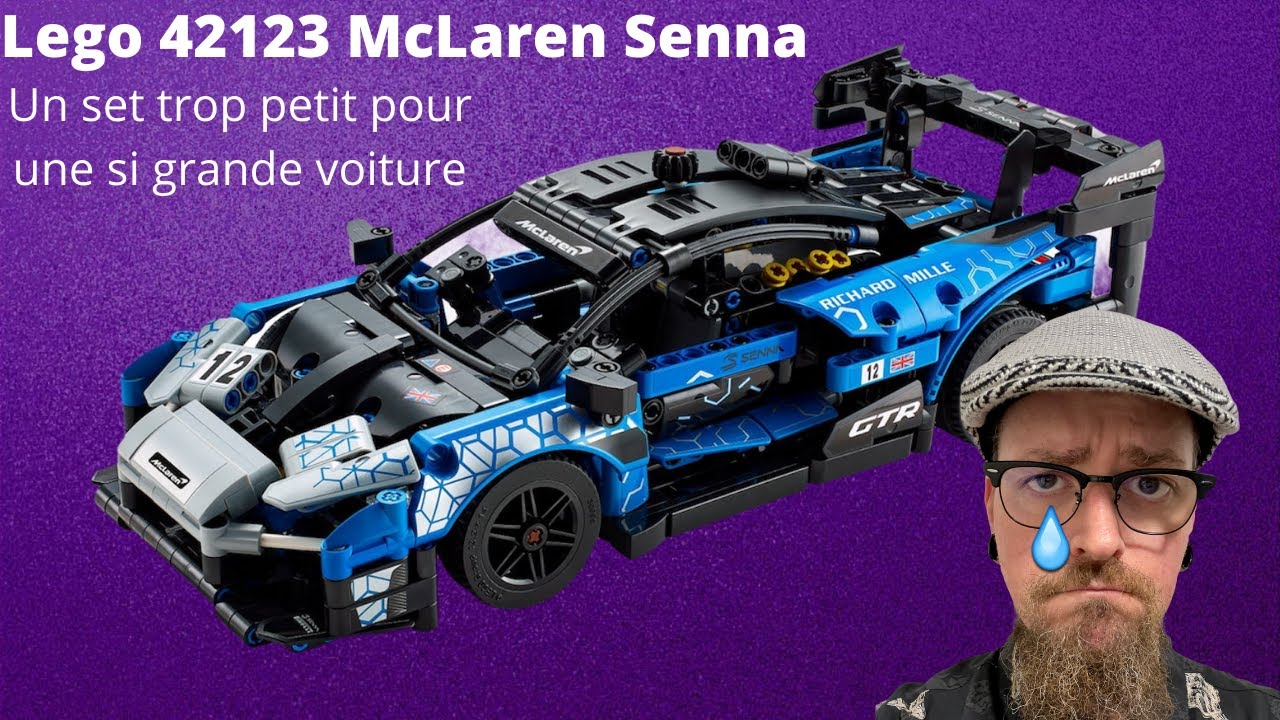 LEGO TECHNIC 42123 LA MCLAREN SENNA, un set trop petit pour une si grande voiture.