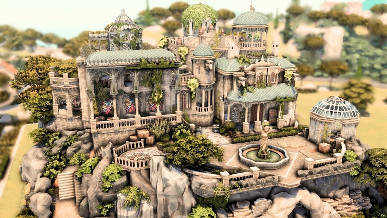 Old Monastery | The Sims 4 - Speed Build (NO CC)