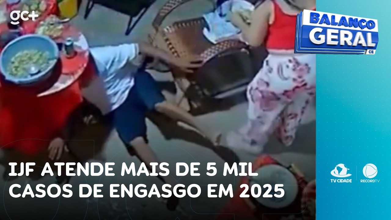 IJF atende mais de 5 mil casos de engasgo em 2025 | Balanço Geral CE