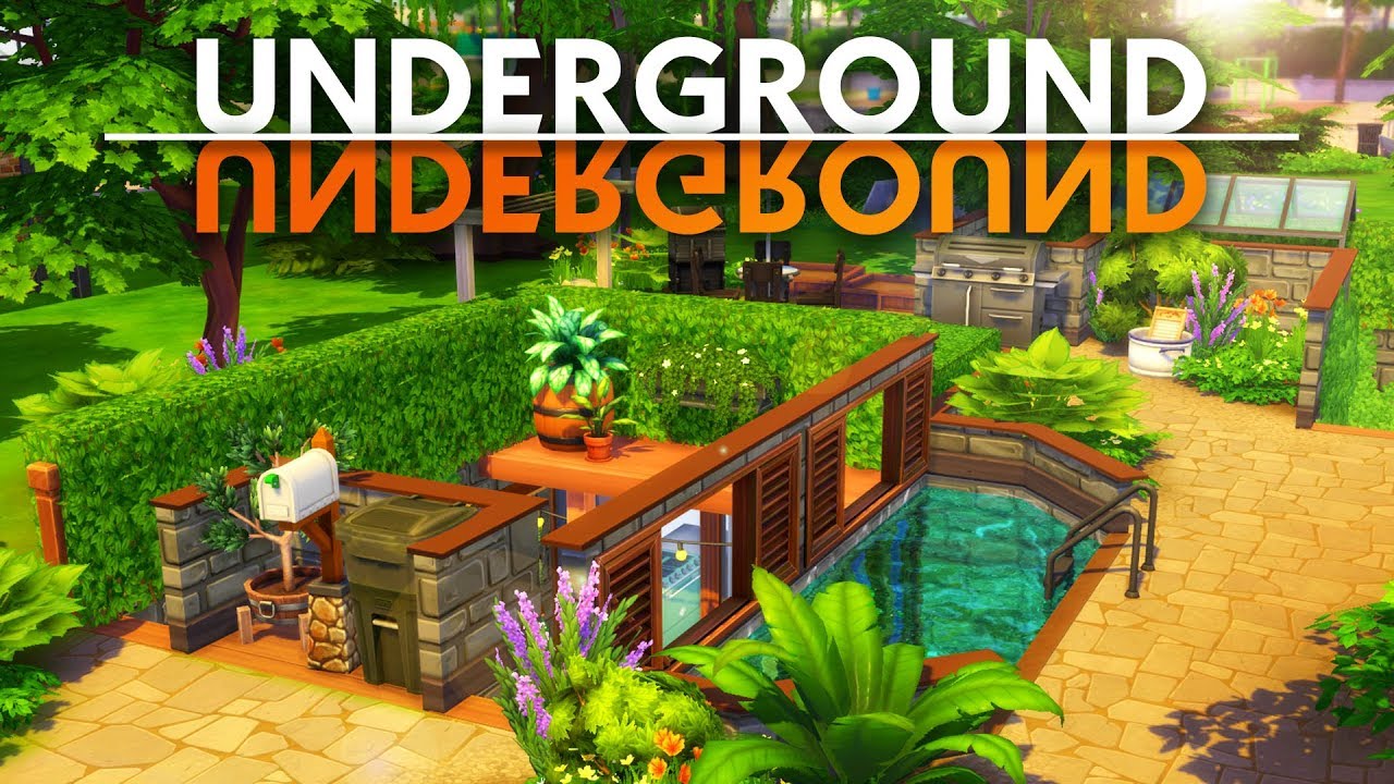 UNDERGROUND TINY HOUSE // Sims 4 Speed Build