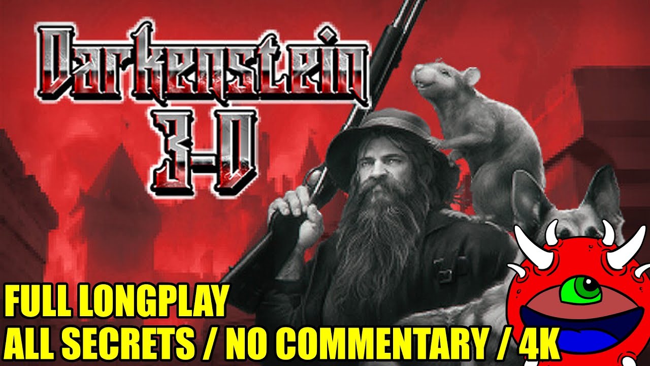 Darkenstein 3D Longplay [No Commentary | 4K60 | 100% Secrets | Complete Gameplay]