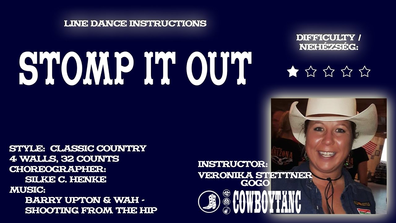 Linedance STOMP IT OUT (Teach & Dance)