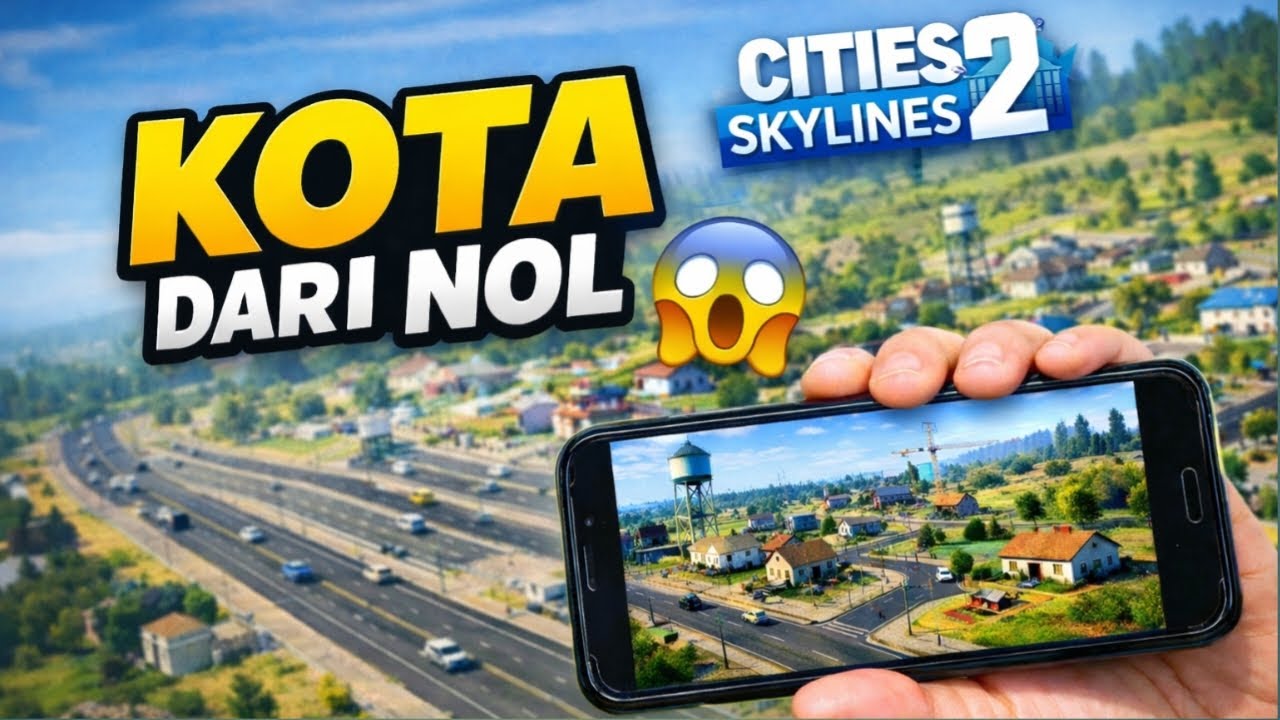 GUA Bangun Kota dari Nol | Cities: Skylines 2 ANDROID