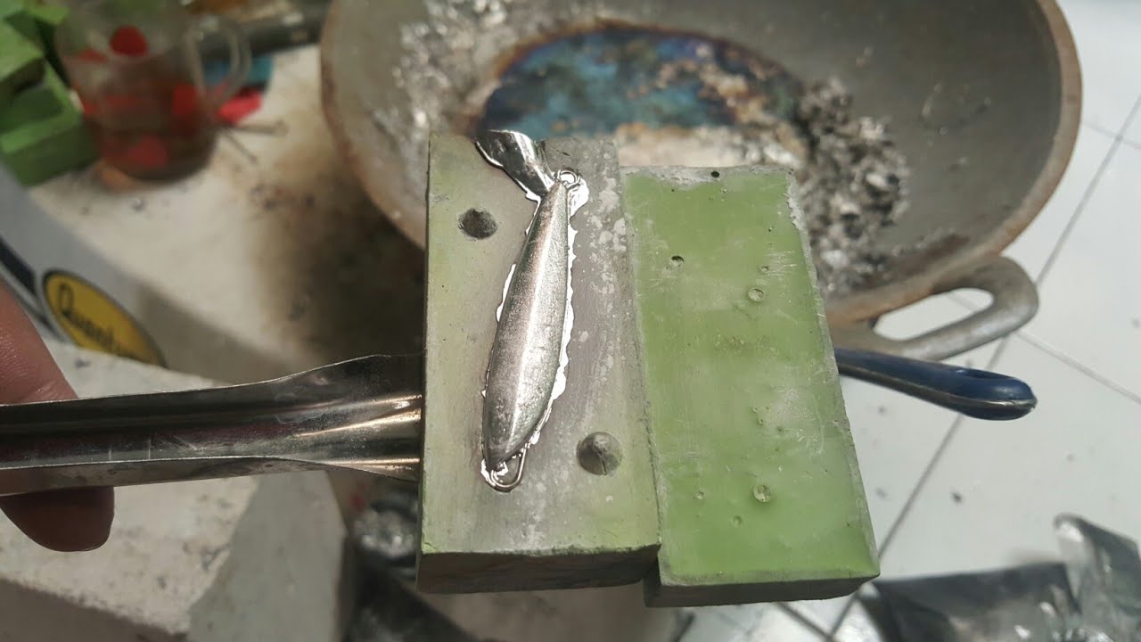 Tips Mengecor Metal Jig dengan Molding Dempul