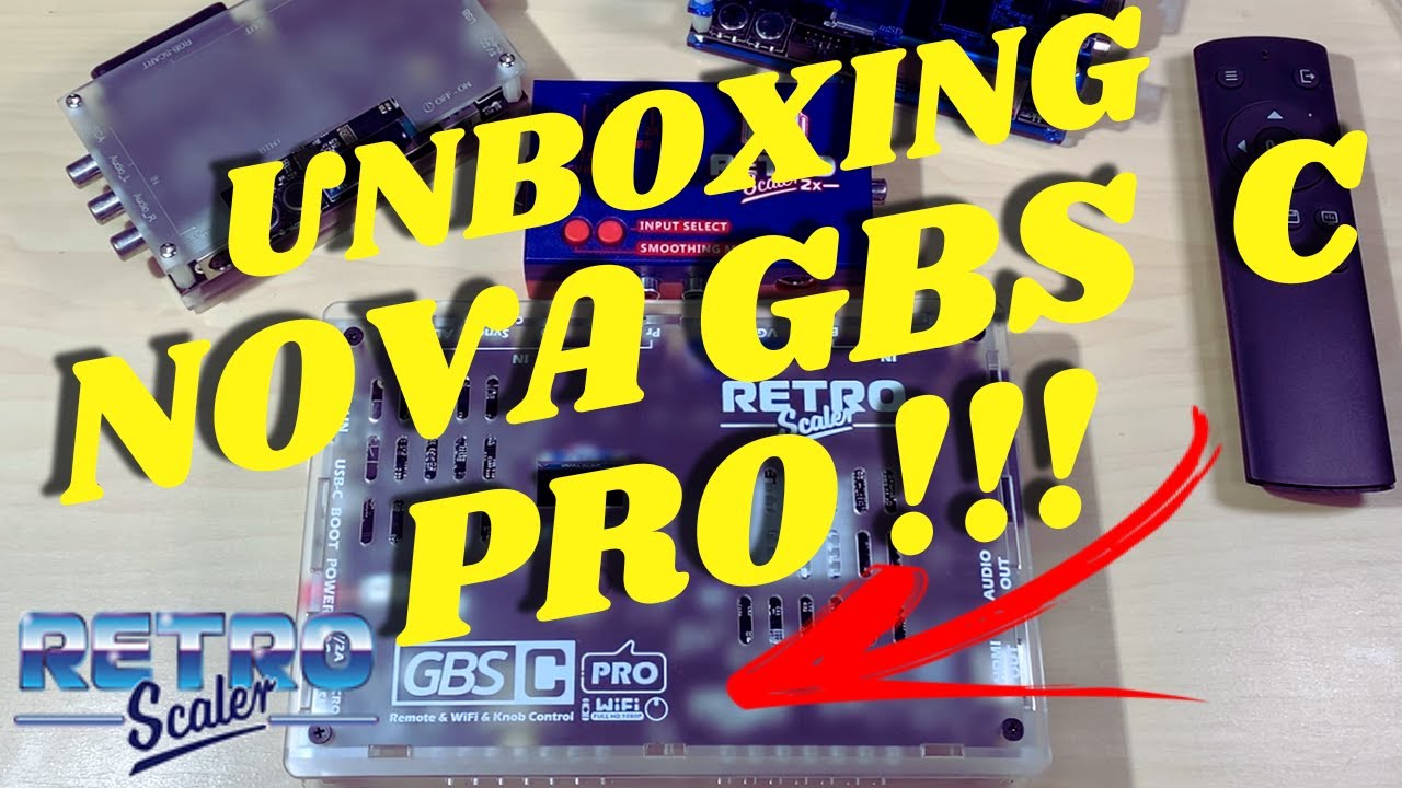 Nova GBS Control PRO da Retroscaler unboxing!!!