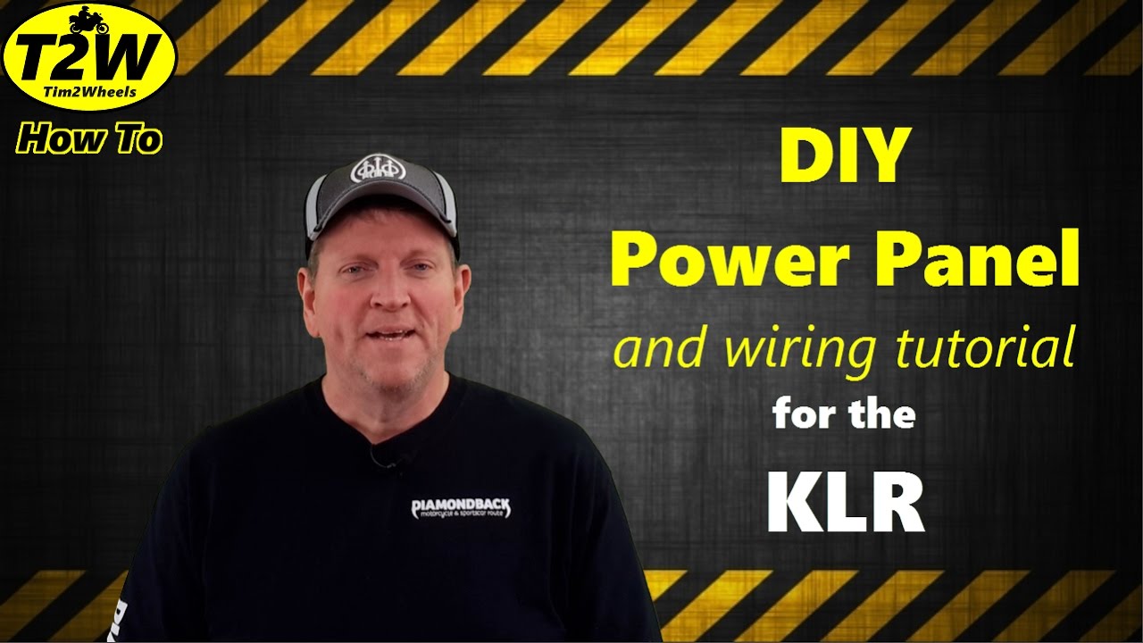 T2W HowTo: DIY Power Panel for the KLR